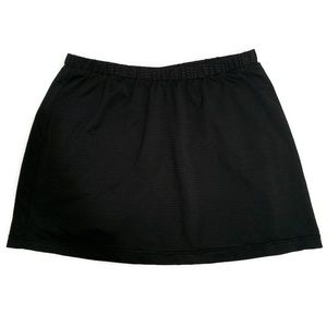 Nike Dri-Fit Black Mesh Tennis Skirt Shorts Sz M